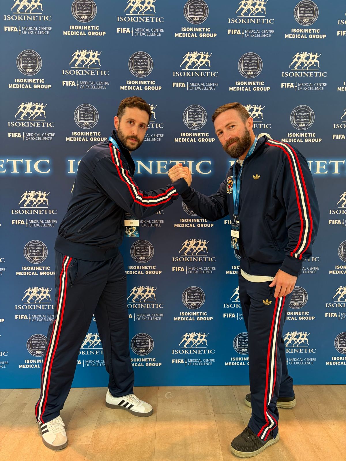 Chris and Jason Tuori at an Isokinetic Medical Group conference